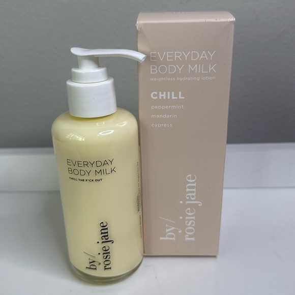 by/rosie Jane Everyday Body Milk in Chill The F*ck Out NWT Full Size 5 oz - Picture 2 of 4